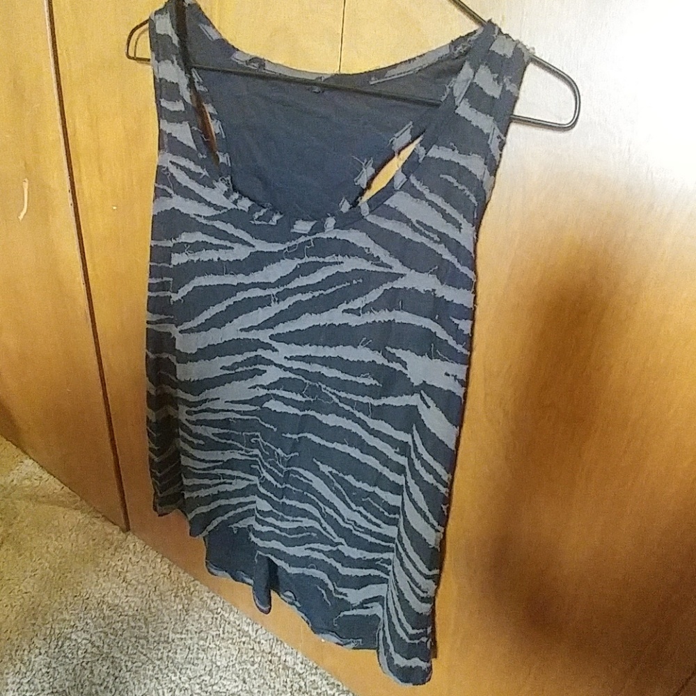 Sheer tank top